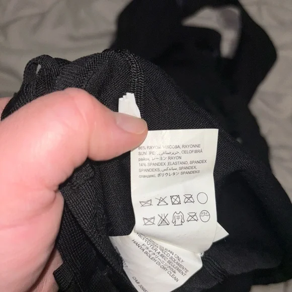 Bebe Black Cutout Bandage Mini Dress – Early 2000s Inspo - Picture 7 of 7